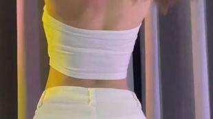 快手女网红打篮球视频,球场上的魅力女神